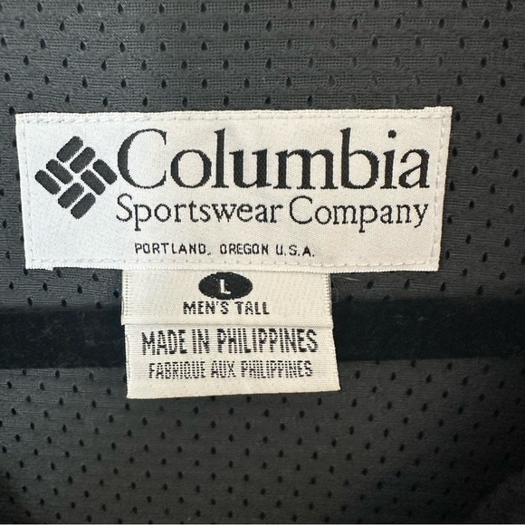 Columbia Sportswear Company Packable Green Jacket With Removable Sleeves Lg Tall - Picture 7 of 10